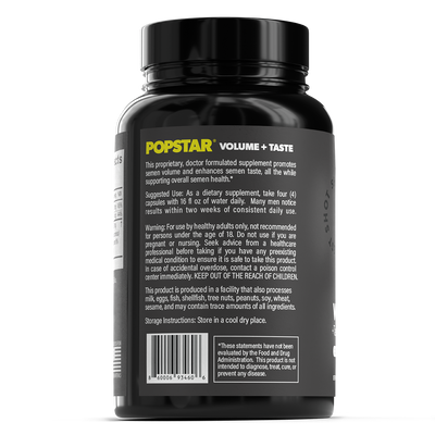 Popstar Volume + Taste Daily Supplement for Men