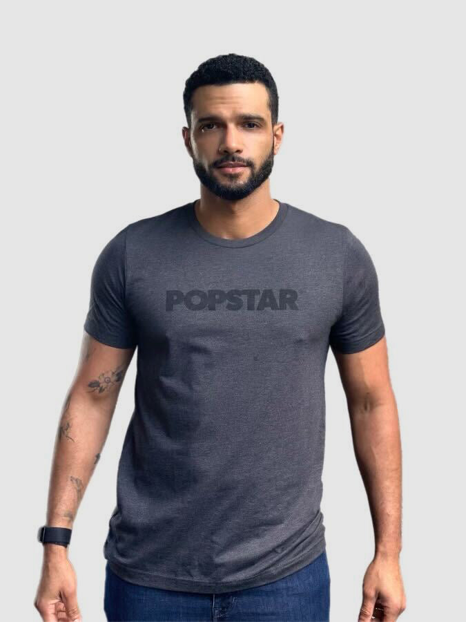 Popstar T-shirt - Black Logo