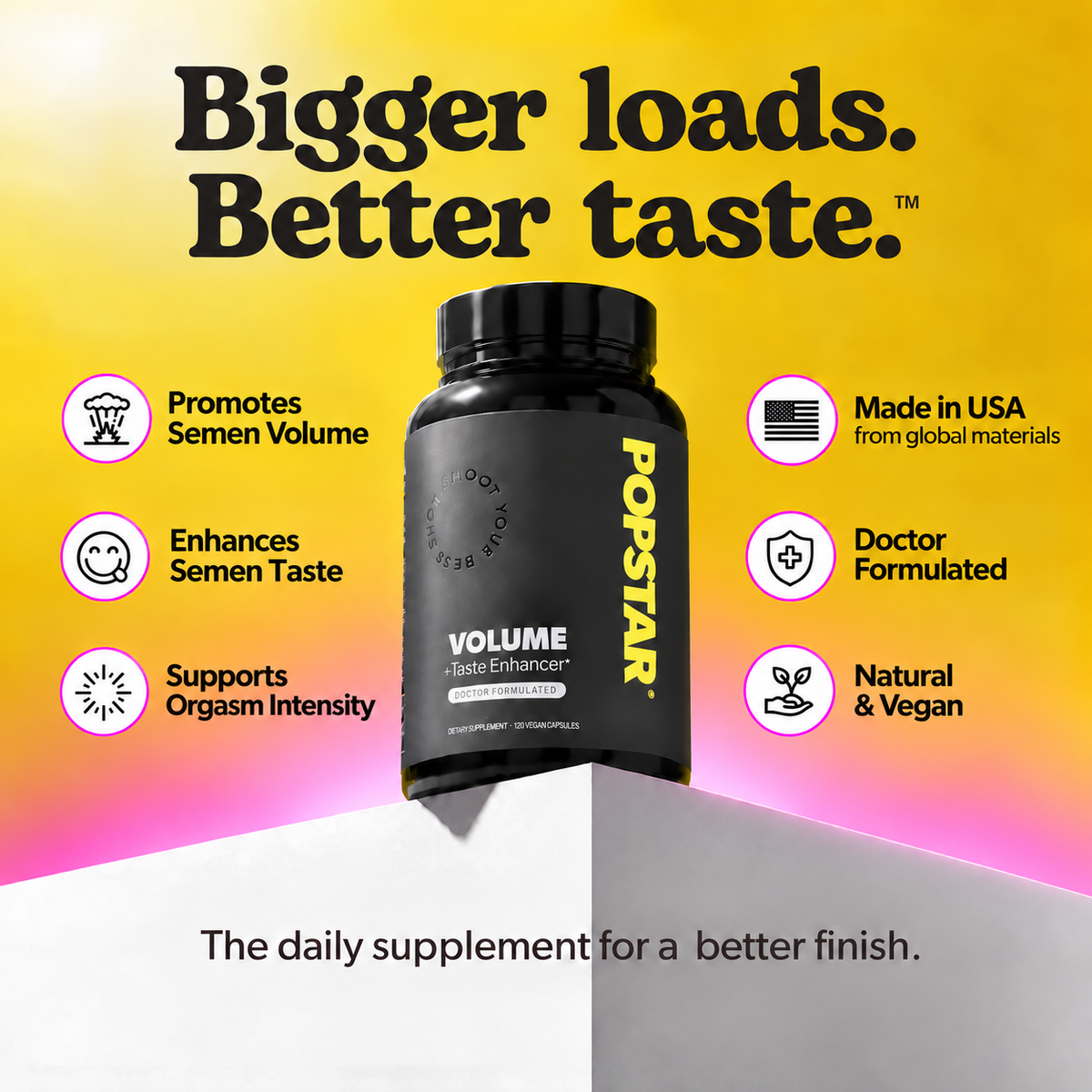 The #1 Semen Volume Supplement.
