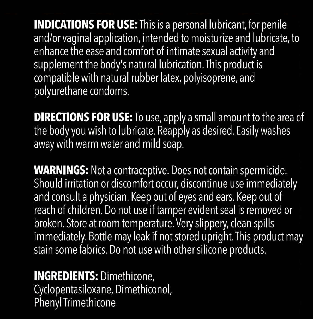 Popstar Silicone-Based Lube 3 oz Popstar Labs Popstar Silicone-Based Lube 3 oz Popstar Labs